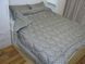 Ковдра двоспальна зимова холлофайбер Україна 180х220 см &plusmn;5% сіра 1350013162 фото 6