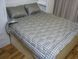 Ковдра двоспальна зимова холлофайбер Україна 180х220 см &plusmn;5% сіра 1350013162 фото 3