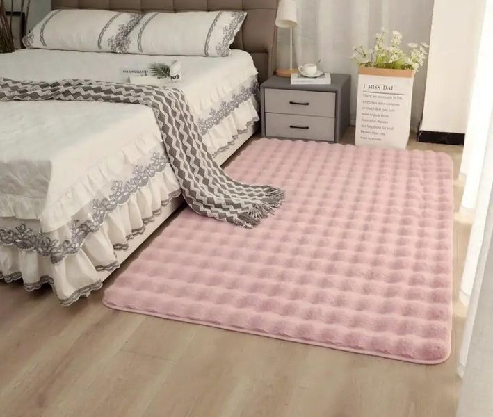 Коврик универсальный мягкий Шиншилла 2 Colorful Home 60х90 см розовый 2322586043 фото