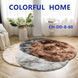 Килимок приліжковий круглий м'який Травичка Colorful Home діаметр 150 см бежевий 2712369598 фото 2
