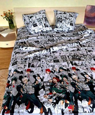 Дитяча постільна білизна бязь GOLD LUX 145х215 полуторна My Hero Academia 2 2846357804 фото