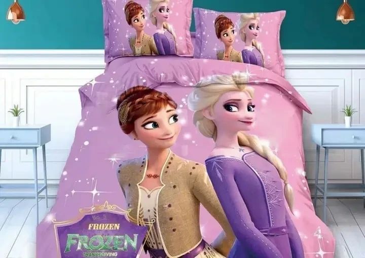 Дитяча постільна білизна бязь GOLD LUX 145х215 полуторна Frozen 2 2846422786 фото