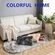 Коврик прикроватный овальный мягкий Colorful Home 90х200см графитовый 1529452090 фото 2