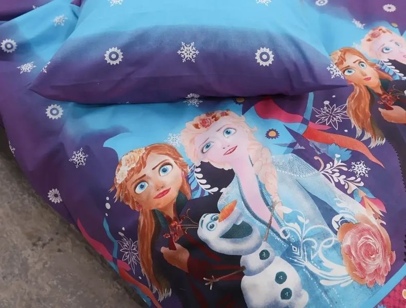 Детское постельное белье бязь GOLD LUX 145х215 полуторное Frozen 4 2846446113 фото
