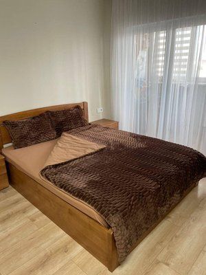 Плюшева постільна білизна плюш мікрофібра бязь однотонна Стільники двоспальний 180х220 шоколад 2849933447 фото