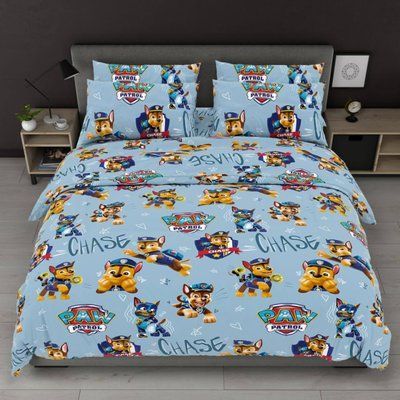 Дитяча постільна білизна бязь GOLD LUX 150х220 полуторна Paw Patrol Chase 2931601971 фото