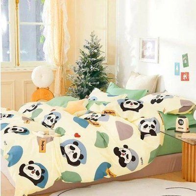 Дитяча постільна білизна бязь GOLD LUX 145х215 полуторна Panda 2847381847 фото