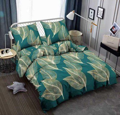 Постельное белье жатка креп двуспальное Tropical elegance | Двуспальный комплект 2957683379 фото