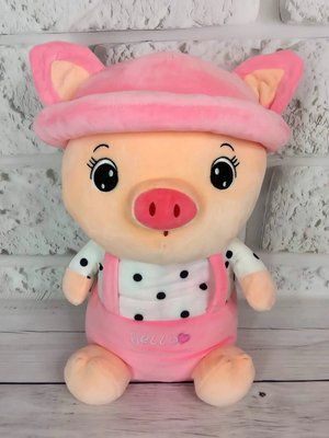 Игрушка подушка плед 3 в 1 Свинка розовая 2000753072 фото
