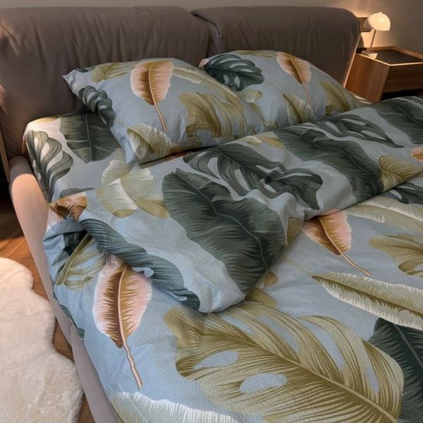 Постельное белье жатка креп евро Soft Tropics | Евро комплект 2957693975 фото