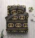 Постільна білизна бязь GOLD LUX євро Gucci | Євро комплект 2628328843 фото 2