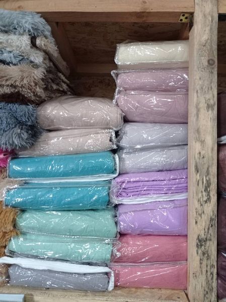 Покривало стьобане 200х230 з двома наволочками 50х70 євро розмір Colorful Home бавовна 1440880108 фото