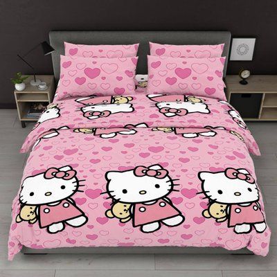 Дитяча постільна білизна бязь GOLD LUX 150х220 полуторна Hello Kitty 2 2931498980 фото